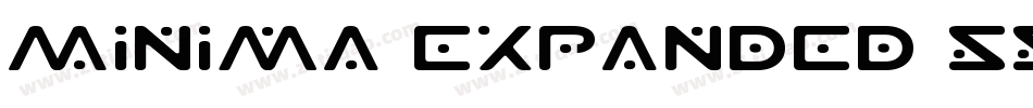 Minima Expanded SSi Expanded字体转换
